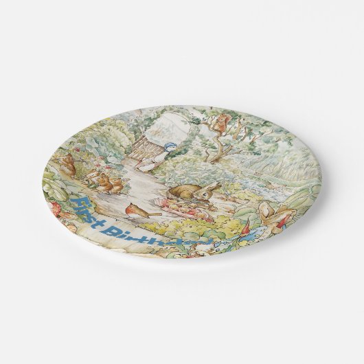 Assiettes En Carton Jemima Puddle Duck Premier anniversaire (Angle)