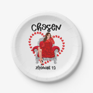 Assiettes En Carton Jérémie choisie 1:5 Saint Valentin Galentines Jour