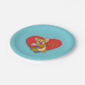 Assiettes En Carton Jerry Mouse habillée en Valentine Cupide (Angle)