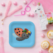 Assiettes En Carton Jester Ladybug (Fête)