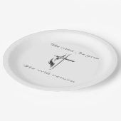 Assiettes En Carton Jésus (Angle)