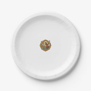 Assiettes En Carton Jésus Boucle de biceps en colère Support à squats