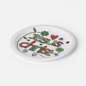 Assiettes En Carton Jésus Christ (Angle)