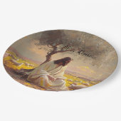 Assiettes En Carton Jesus Christ Religious Easter Catholic  (Angle)