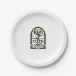Assiettes En Carton Jésus Jour Pluvieux Foi Jésus Jour Pluvieux Foi Ch