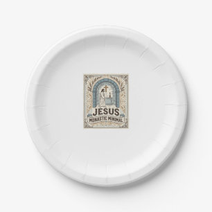 Assiettes En Carton Jésus Monastique Minimal Jésus Monastique Minimal