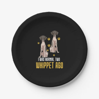 Assiettes En Carton J'Étais Normal Il Y A Deux Whippet