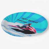Assiettes En Carton JetSki (Angle)