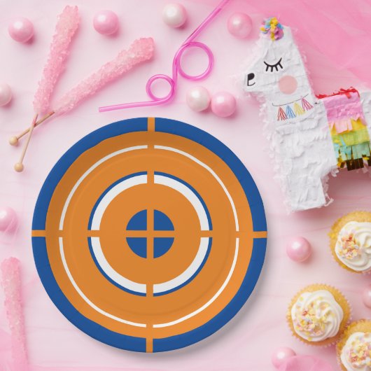 Assiettes En Carton Jeu d'anniversaire Dart Approvisionnement de la fê (Fête)