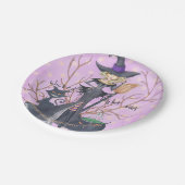 Assiettes En Carton Jeu de bachelorette d'Halloween (Angle)