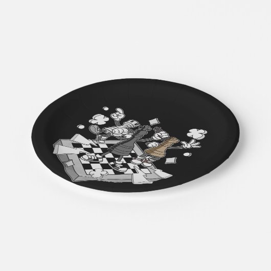 Assiettes En Carton jeu d'échecs de matchs d'échecs (Angle)