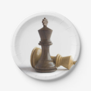 Assiettes En Carton Jeu d'échecs plus de