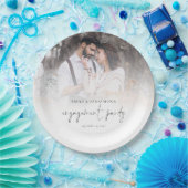 Assiettes En Carton Jeu d'engagement de script de superposition photo  (Fête)