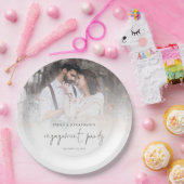 Assiettes En Carton Jeu d'engagement de script de superposition photo  (Fête)