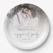 Assiettes En Carton Jeu d'engagement de script de superposition photo  (Devant)