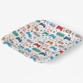 Assiettes En Carton Jeu fête d'anniversaire (Angulaire)