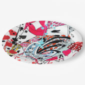 Assiettes En Carton Jeux de cartes (Angle)