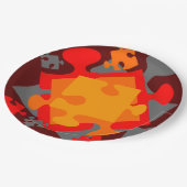 Assiettes En Carton Jigsaw Jumble (Angle)
