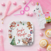 Assiettes En Carton Jingle et Mingle Noël (Fête)