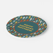 Assiettes En Carton Jiu Jitsu BJJ, Brésil Fête d'anniversaire à thème (Angle)