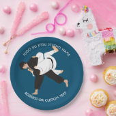 Assiettes En Carton Jiu Jitsu Judo Martial Arts Studio (Fête)