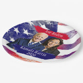 Assiettes En Carton Joe Biden et Kamala Harris 2020 Party (Angle)