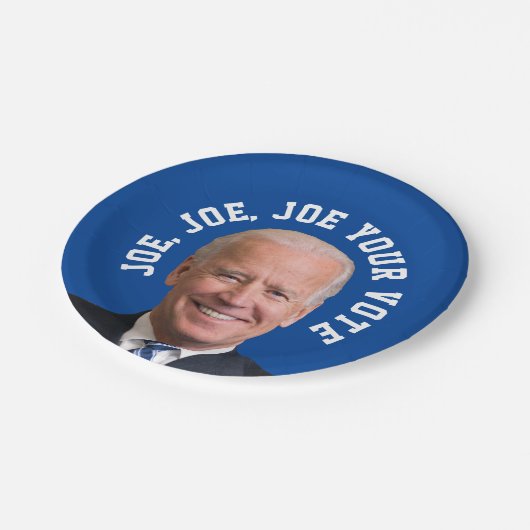 Assiettes En Carton Joe, Joe, Joe Votre Vote (Angle)