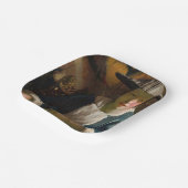 Assiettes En Carton Johannes Vermeer - Fille avec une Flûte (Angulaire)