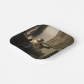 Assiettes En Carton Johannes Vermeer - Jeune femme avec un trait (Angulaire)