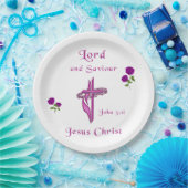 Assiettes En Carton John 3:16 (Fête)