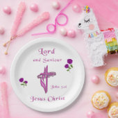 Assiettes En Carton John 3:16 (Fête)