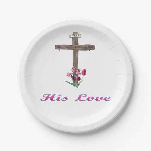 Assiettes En Carton john 3:16 (Devant)