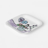 Assiettes En Carton Joie de neige (Angulaire)