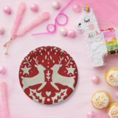 Assiettes En Carton Joie de Noël I (Fête)