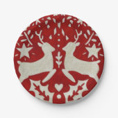 Assiettes En Carton Joie de Noël I (Devant)