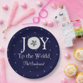 Assiettes En Carton Joie nautique Sandollar Bleu Blanc Noël (Fête)