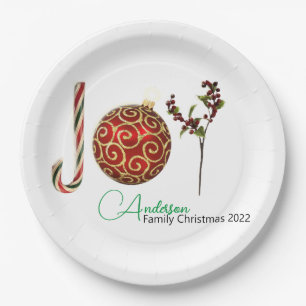 Assiettes En Carton Joie personnalisée sucre de canne ornement saint l
