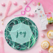 Assiettes En Carton Joie verte de Geode | de Noël (Fête)