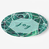 Assiettes En Carton Joie verte de Geode | de Noël (Angle)