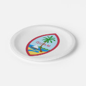 Assiettes En Carton Joint de la Guam (Angle)