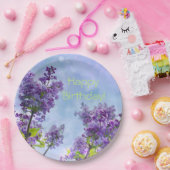 Assiettes En Carton Joli anniversaire de Lilacs (Fête)