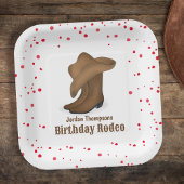Assiettes En Carton Joli Anniversaire Whimsboy Rodeo Simple