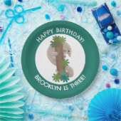 Assiettes En Carton Joli anteater pangolin personnalisé anniversaire (Fête)