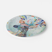 Assiettes En Carton Joli Art Moderne Deer Antlers (Angle)