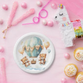 Assiettes En Carton Joli Baby shower rustique Twin à peine attendre (Fête)