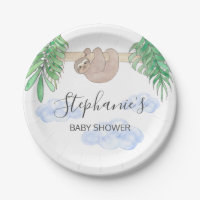 Joli bébé garçon Baby shower de fentes