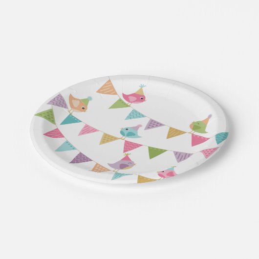 Assiettes En Carton Joli Bund Bird (Angle)