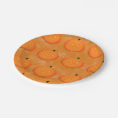 Assiettes En Carton Joli Citrouille Halloween Baby shower d'aquarelle (Angle)