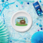 Assiettes En Carton Joli dessin animé Sasquatch (Fête)