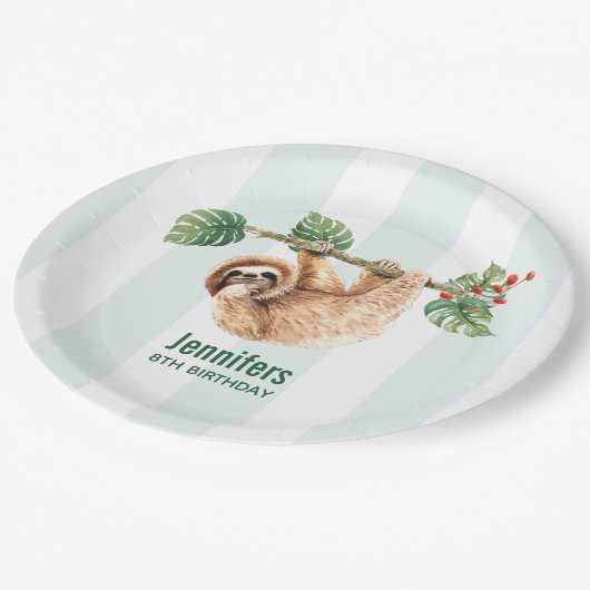 Assiettes En Carton Joli fentes accroché à l'aquarelle vers le bas Ann (Angle)